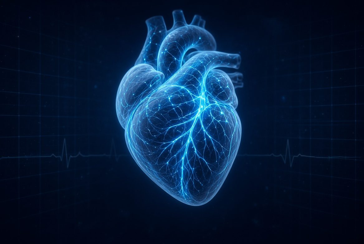 3D visualization of the heart’s electrical conduction system